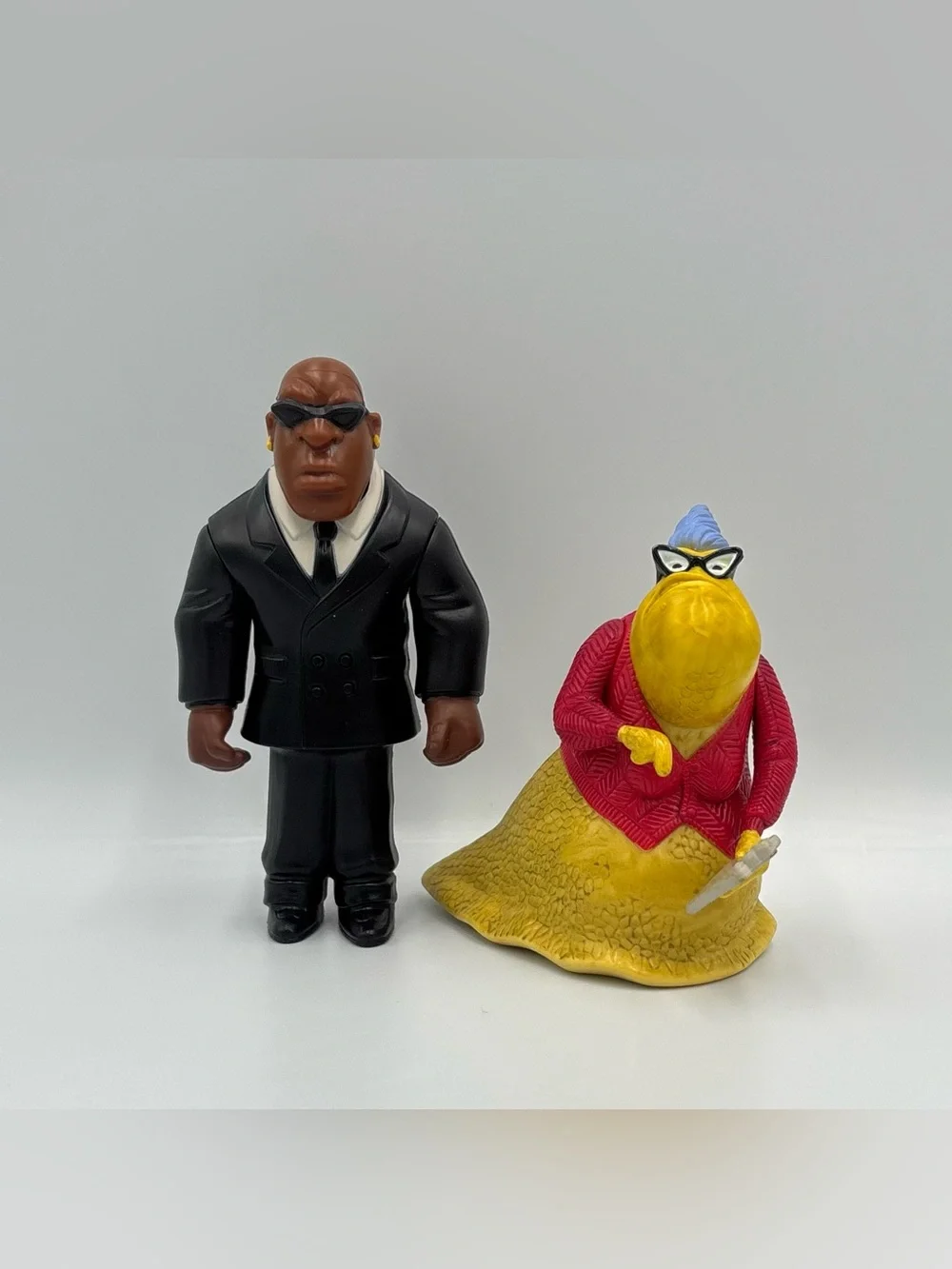 Y2K Vintage Disney Mcdonalds Toy Lot- Lilo & Stitch Mr Bubbles Monsters Inc Rozz